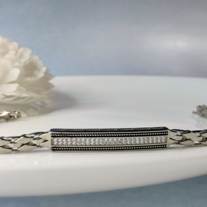 Buy Tirupati Balaji Diamond Bracelet in Silver at Best Price Online -  Jewelslane